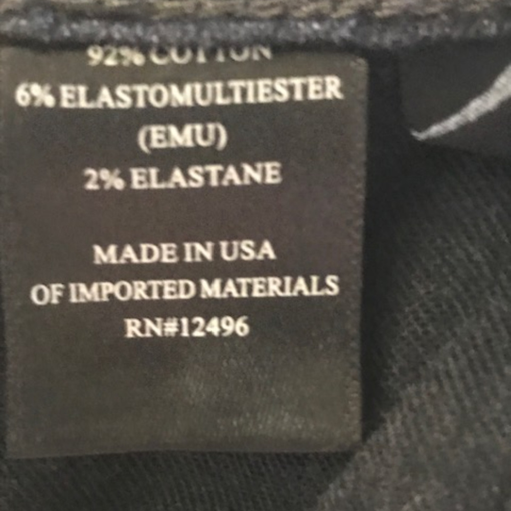 Parker Smith Dark Gray Raw Hem Skinny Leg Jeans - Picture 4 of 4